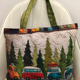 Bolsa de tela acolchada — Camionetas y pinos